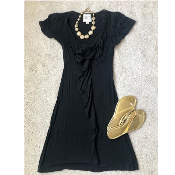 Pink Rose Dresses & Skirts - Black Jersey Dress
